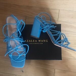 Azalea Wang Blue Heels size 11 NEW